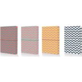 Mopak 14X20 Zigzag Suni Deri Defter Düz 0021