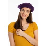 Mor Fabric Mor Fransız Ressam Keçe Bere