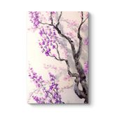 Mor Japon Ağacı Tablosu 40 x 60