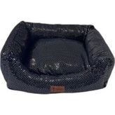 Mor Lama Diamond Iç Mekan Sofa Yatak - Siyah