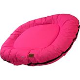 Mor Lama Dış Mekan Oval Yatak - Pembe