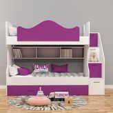 Mor Merdivenli Ranza Mdf - Beyaz - 100 x 100 cm