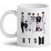 Morinna MR19 Bts Tasarımlı Beyaz Kupa
