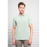 Morven Erkek Açık Yeşil Basic Polo Yaka Dynamic Fit T-Shirt
