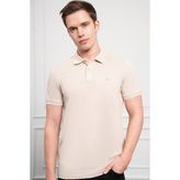 Morven Erkek Bej Basic Polo Yaka Dynamic Fit T-Shirt - XL