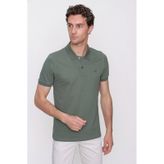 Morven Erkek Haki Basic Polo Yaka Dynamic Fit T-shirt