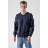 Morven Erkek Lacivert Basic Bisiklet Yaka Sweat-shirt