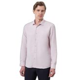 Morven Erkek Pembe Slim Fit İtalyan Yaka Gömlek