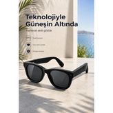 Mossem Pgmt5 Kameralı Akıllı Güneş Gözlüğü - Acı Kahverengi