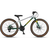 Mosso Demarch M-24-Md Erkek Dağ Bisikleti 280H 24 Jant 21 Vites Silver Green - Çok Renkli