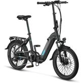 Mosso Kronos Elektrikli Katlanır Bisiklet 390H Hyd 20 Jant 7 Vites Mat Siyah Mavi