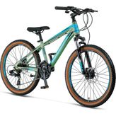 Mosso Wildfire 24H 13 Kadro Hidrolik Disk Fren Dağ Bisikleti (135 / 155 cm Arası Boy) - Mat Yeşil