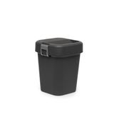 Motek 8 lt Comfort Dust Bin Siyah Çöp Kovası