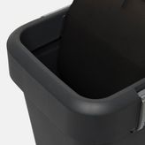 Motek Antrasit 8 lt Comfort Dust Bin Çöp Kovası