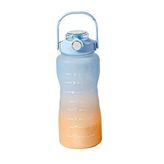Motivasyon Matarasi 2 Litre Mavi