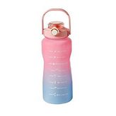 Motivasyon Matarasi 2 Litre Pembe