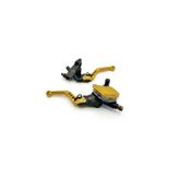 MOTO GZ Universal Fren Merkezli Spor Manet Takımı Hidrolikli Üst Fren Merkezli+Debriyaj Kolu GOLD