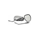 Motoayna Motosiklet Ayna Oval 10 mm Chopper Kuba Mondial Seyhan Asya Arora Çita Scooter/krom/metalik/cub