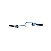 Motobros Bagaj Lastiği Kancalı Lastik Ultra Gergin Çelik Uçlu Misina Ip 1 Adet 90 Cm