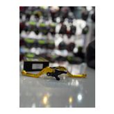 motoegzozcu Yamaha Nmax 125 155 Uyumlu Ayarlanabilir Spor Manet-Gold