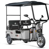 Motolüx Fayton FX55 3 Tekerlekli Kabinli Elektrikli Motosiklet 72 V - 32 Ah Batarya 376 kg Taşıma Kapasitesi - Beyaz - Bej