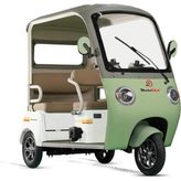 Motolux FX 23 Beyaz Yeşil Üç Tekerli Elektrikli Motosiklet
