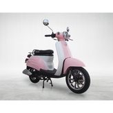 Motolüx Motolux Vintage 50CC Scooter Motosiklet - Kırmızı - Beyaz