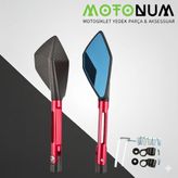 Motonum Sym Max Sym 400 Modifiye Ayna-Kırmızı Renk-A02889
