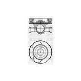 Motor Piston Segman Std Talisman 1.5 Dci 76