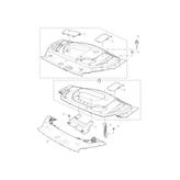 Motor Üst Koruma Kapağı MG HS 2022-2024