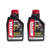 Motul 5000 10W-40 Motor Yağı 2’li Set – Yarı Sentetik
