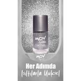 Mov Glitter Simli Oje Gri No:2