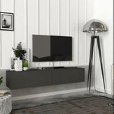 Mozide Grey Loft Antrasit Tv Ünitesi