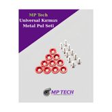 MP Tech Universal Kırmızı Metal Pul Seti