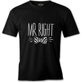 Mr. Right Papyon Siyah Erkek Tshirt - XL