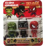 Mrc Mini 3 Lü Figür Oyuncak - Pop Marvel Süper Kahraman Oyuncak - 1