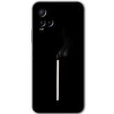 MRCİLETİSİM (mrc113457) Sönmüş Kibrit Kılıf HD Desen Baskılı Arka Kapak Vivo Y33s ile uyumlu