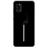 MRCİLETİSİM mrc155582 Sönmüş Kibrit Kılıf HD Desen Baskılı Arka Kapak Samsung Galaxy A31 ile uyumlu