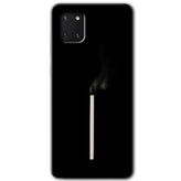 MRCİLETİSİM mrc170982 Sönmüş Kibrit Kılıf HD Desen Baskılı Arka Kapak + Temperli Cam Samsung Galaxy A81 ile uyumlu