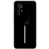 MRCİLETİSİM mrc196282 Sönmüş Kibrit Kılıf HD Desen Baskılı Arka Kapak Xiaomi Mi 12 Lite ile uyumlu