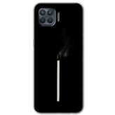 MRCİLETİSİM (mrc3457) Sönmüş Kibrit Kılıf Baskılı Kapak Tam Kaplayan Mat Seramik Oppo Reno 4 Lite ile uyumlu