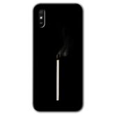 MRCİLETİSİM (mrc92557) Sönmüş Kibrit Kılıf HD Desen Baskılı Arka Kapak Xiaomi Redmi 9A ile uyumlu