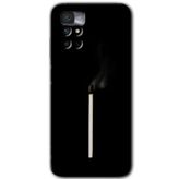 MRCİLETİSİM (mrc96407) Sönmüş Kibrit Kılıf HD Desen Baskılı Arka Kapak Xiaomi Redmi Note 11 4G ile uyumlu