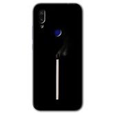 MRCİLETİSİM (mrc99157) Sönmüş Kibrit Kılıf HD Desen Baskılı Arka Kapak Xiaomi Redmi Note 7 ile uyumlu
