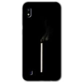 MRCİLETİSİMmrc-164443 Sönmüş Kibrit Kılıf Kapak Hayalet Ekran Yandan Gözükmez Samsung Galaxy A10 ile uyumlu