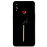 MRCİLETİSİMmrc-164993 Sönmüş Kibrit Kılıf Kapak Hayalet Ekran Yandan Gözükmez Samsung Galaxy A10s ile uyumlu