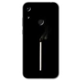 MRCİLETİSİMmrc-48392 Sönmüş Kibrit Kılıf HD Desen Baskılı Arka Kapak Huawei Y6s 2019 ile uyumlu
