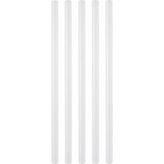 Ms 30 cm 11 mm Kalın Silikon Çubuğu 5'li Paket Şeffaf Sıcak Silikon Yapıştırıcı Çubuk Silikon Tabancası Uyumlu Güçlü Yapışma Hobi El Sanatları Ahşap Plastik Karton Kumaş Için