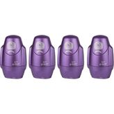 Ms E-Bot Sılgılı Kalemtıras Metalık Mor 4lu Set