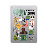 Ms Major Selection Internet Temalı Laptop Notebook Macbook Matara Defter Kitap Tablet Sticker Seti